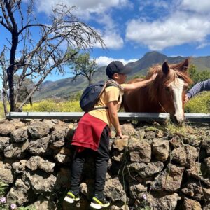 Visita ecofinca tacande, isla de La Palma